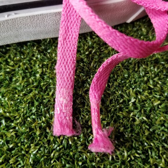 Vans Off The Wall Old Skool Low Canvas Trainer Black Pink Women’s Size 5 - Picture 7 of 9